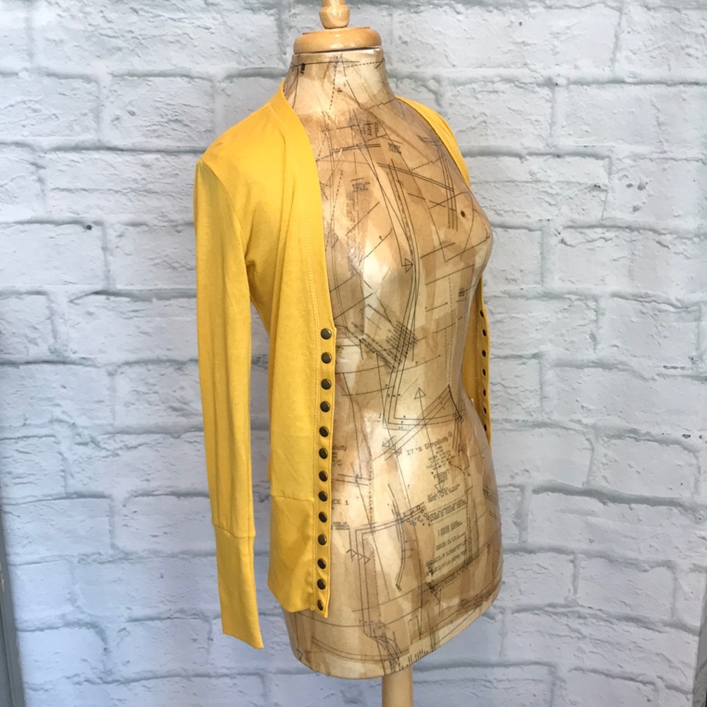 Mustard cardigan